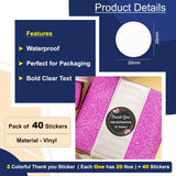 Unique Thank You Stickers for Small Businesses