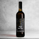 Personalised Happy New Year Wine Labels