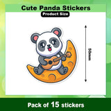 Laptop and Phone Panda Stickers