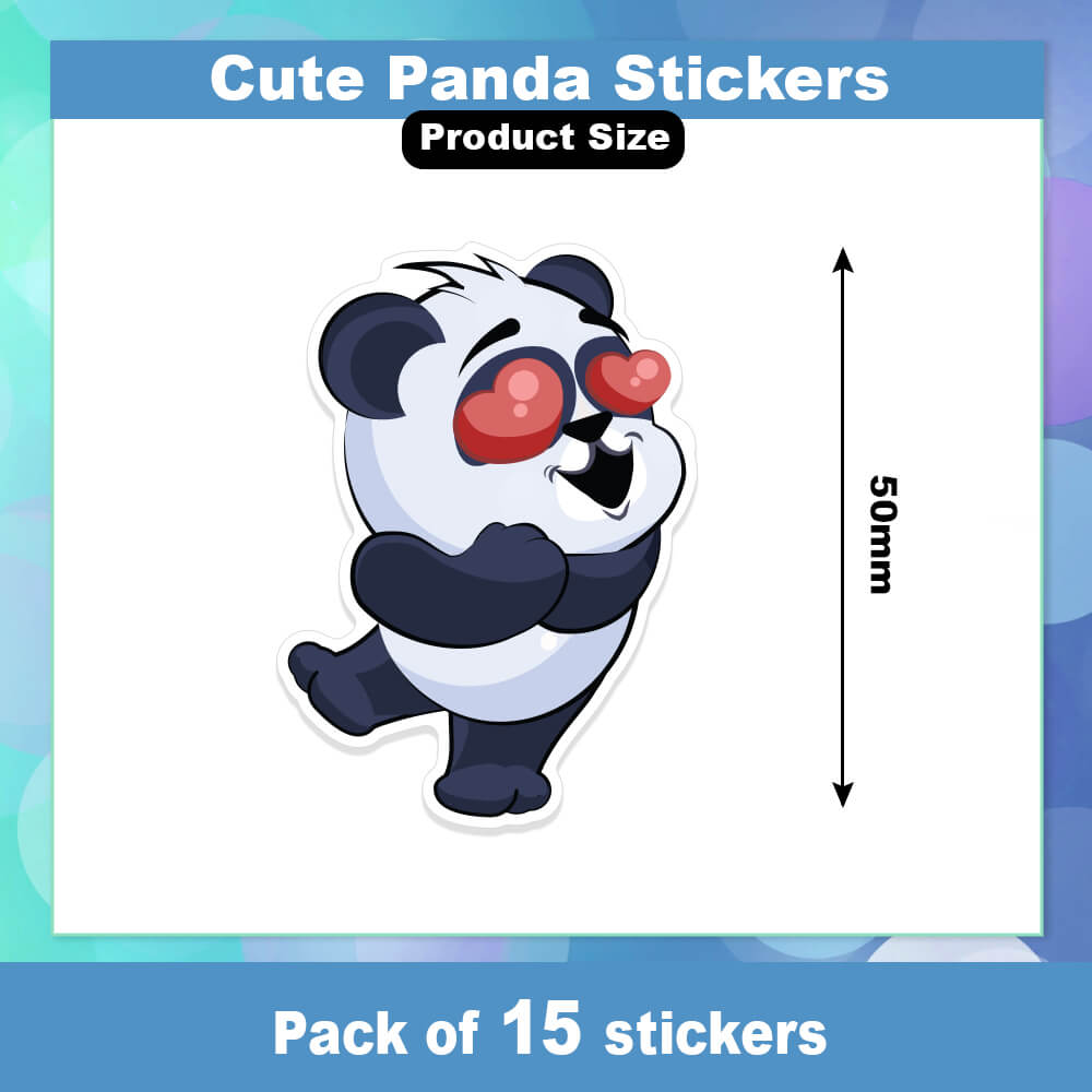Adorable Mini Panda Stickers