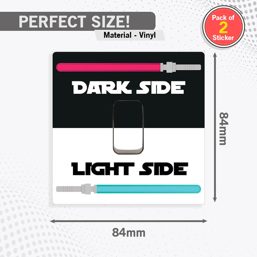 Dark & Light Side Switch Stickers