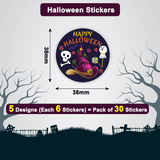 Zombie Hand Halloween Stickers