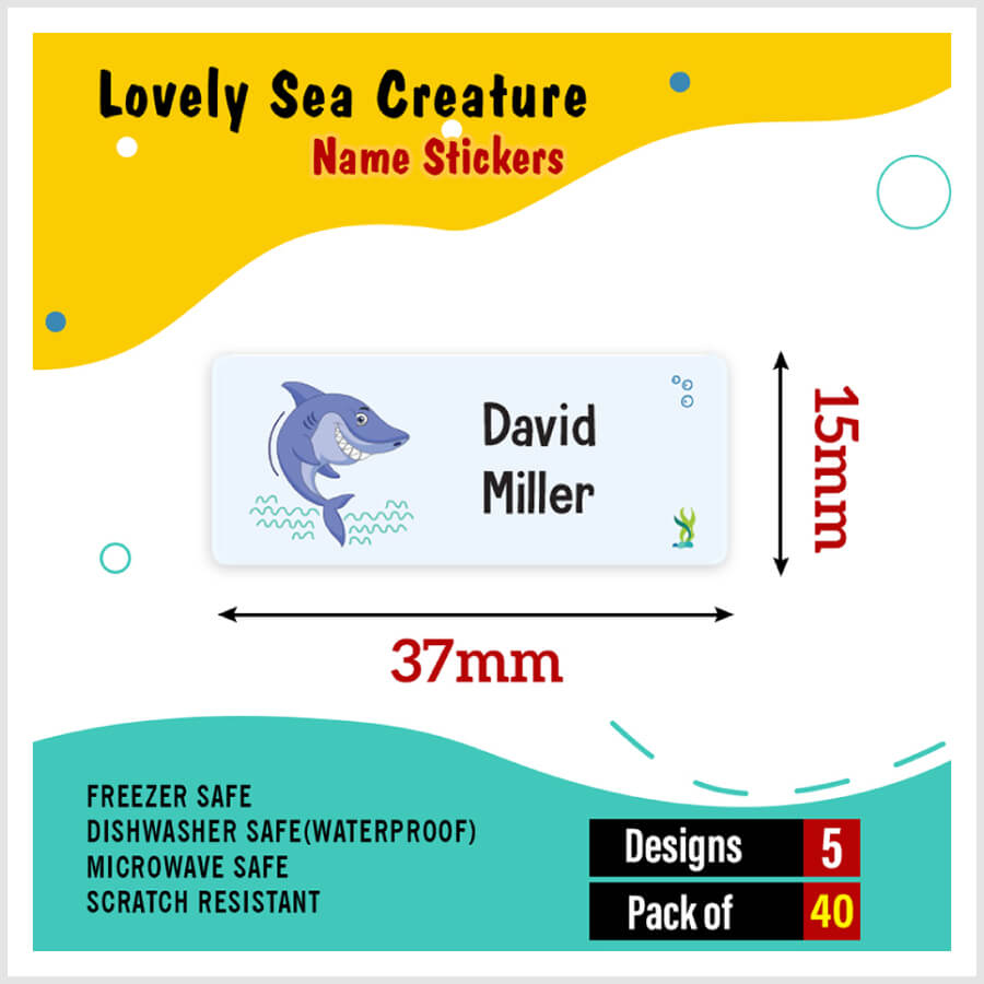 Name Labels - Standard - Cute Designs