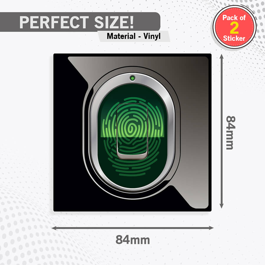 Whimsical Thumbprint Light Switch Stickers
