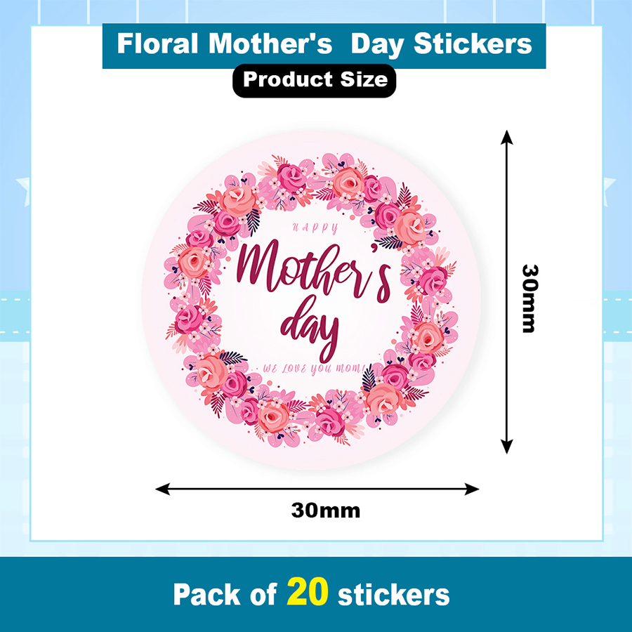 Floral Mother's Day Stickers
