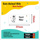 Name Labels - Standard - Cute Designs