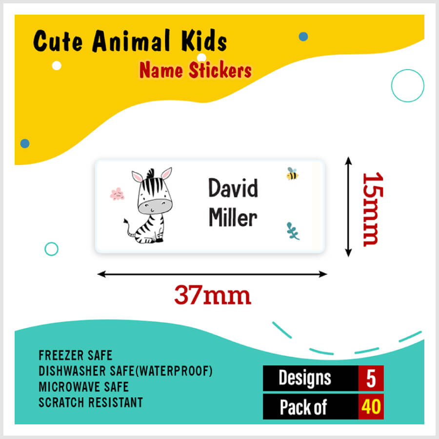 Name Labels - Standard - Cute Designs