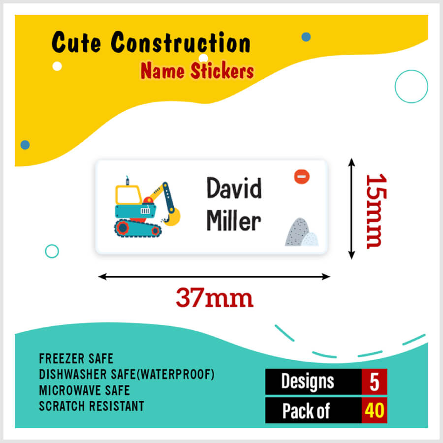 Name Labels - Standard - Cute Designs