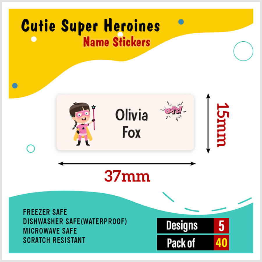 Name Labels - Standard - Cute Designs