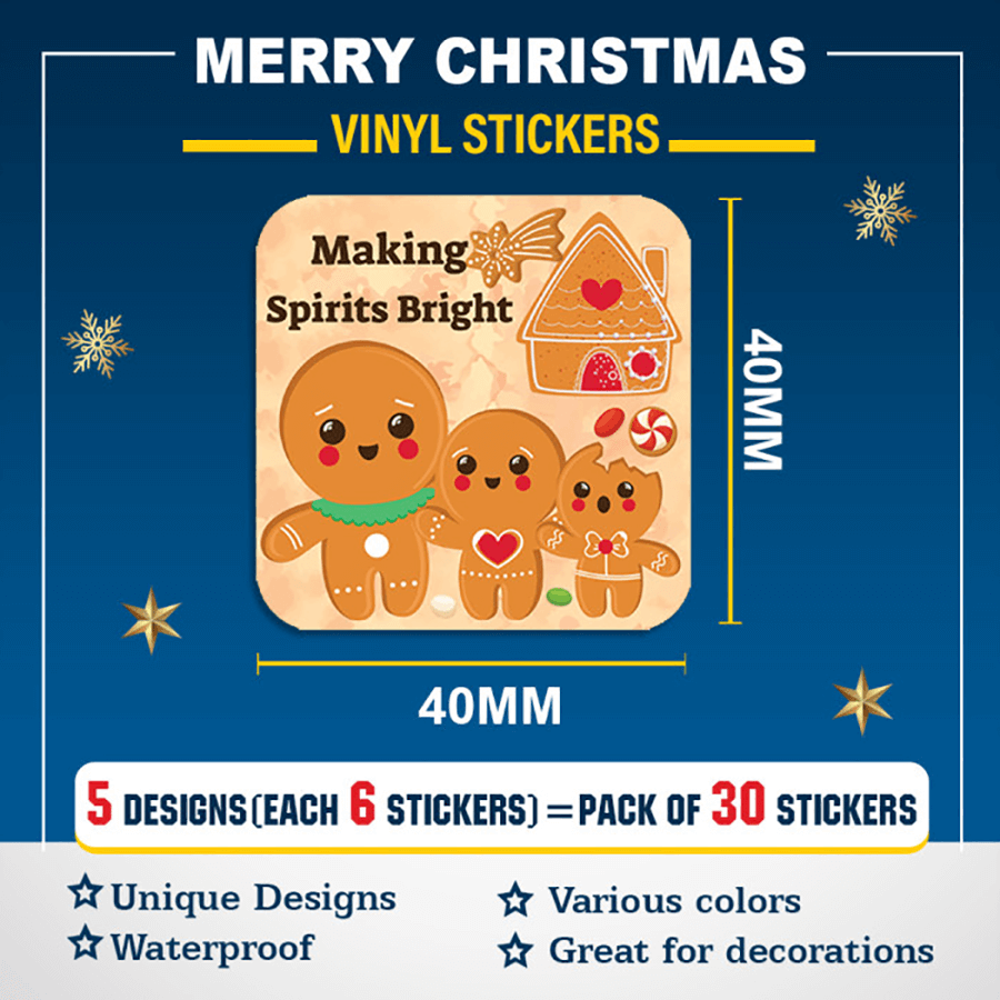 Festive Stickers for Xmas