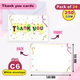 Elegant Thank You Postcards