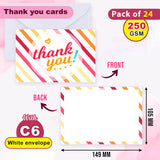 Elegant Thank You Postcards