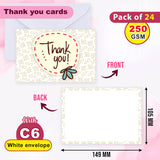 Elegant Thank You Postcards