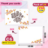 Elegant Thank You Postcards
