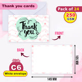 Elegant Thank You Postcards