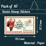 Christmas Stamp Sticker - Rectangle - North Pole
