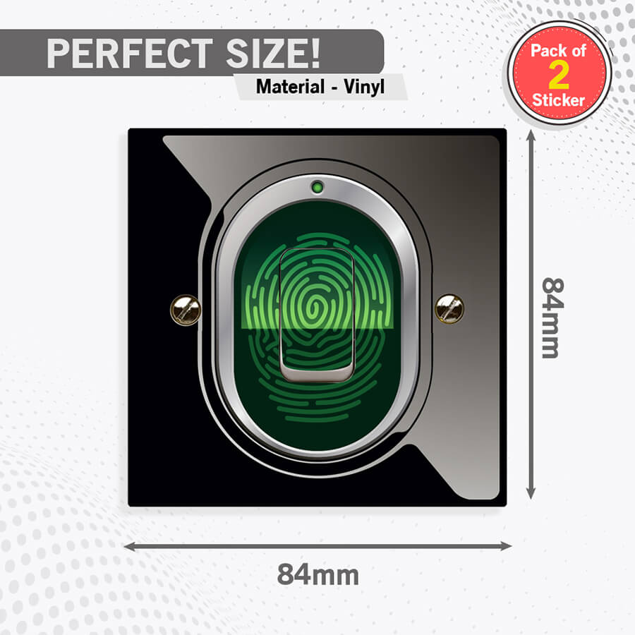 Whimsical Thumbprint Light Switch Stickers