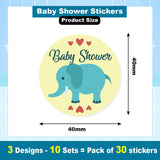Baby Shower Party Stickers