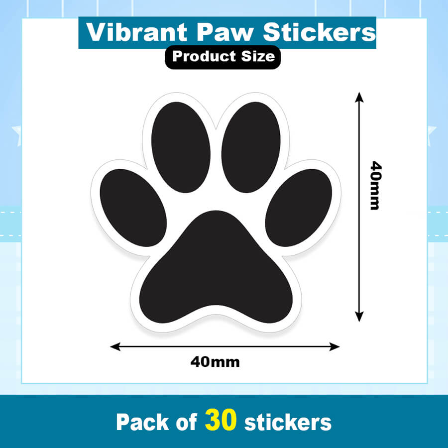 Dog Paw Stickers