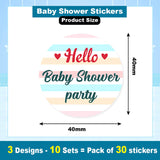 Baby Shower Party Decals