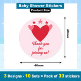 Ready To Pop Baby Shower Stickers