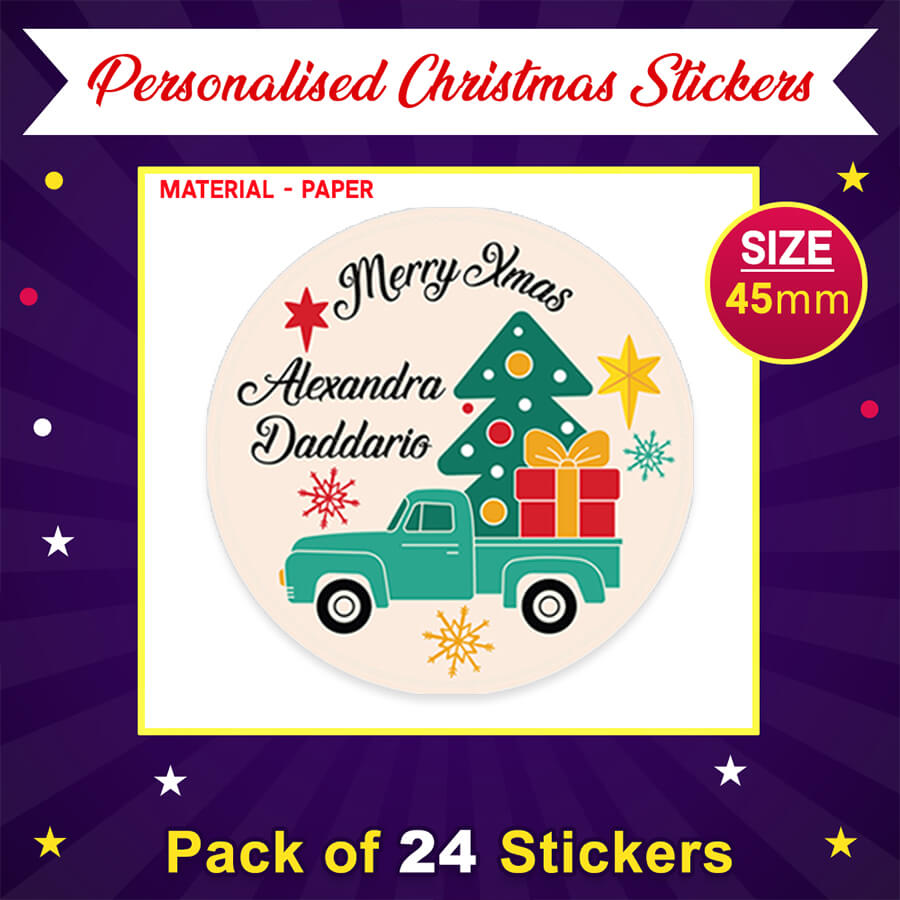 Personalised Christmas Gift Tags Name Lables