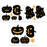Pumpkin theme Halloween Window Stickers