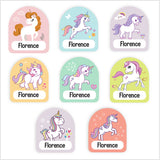 Unicorn shoe label