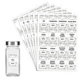 Modern Spice Jar Labels