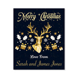 Custom Christmas Wine Labels - Secret Santa Gift