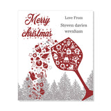 Custom Christmas Wine Labels - Secret Santa Gift