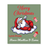 Custom Christmas Wine Labels - Secret Santa Gift