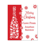 Custom Christmas Wine Labels - Secret Santa Gift