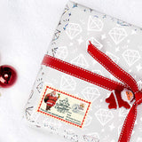 Christmas Stamp Sticker - Rectangle - North Pole