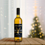 Custom Christmas Wine Labels - Secret Santa Gift