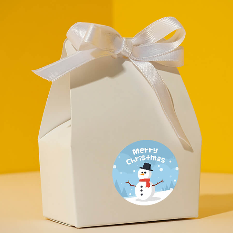 Snowman Christmas stickers for holiday crafts