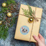 Christmas stickers for pet gifts