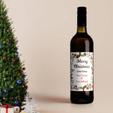 Custom Christmas Wine Labels - Secret Santa Gift