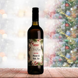 Custom Christmas Wine Labels - Secret Santa Gift