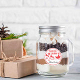 Personalised Christmas Stamp Sticker - Round - Special Delivery