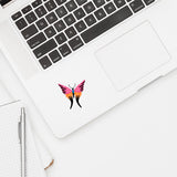 Nature's Embrace: Set of 15 Butterfly Contour Vinyl Decals - 50mm