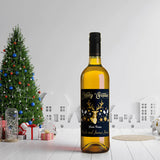 Custom Christmas Wine Labels - Secret Santa Gift