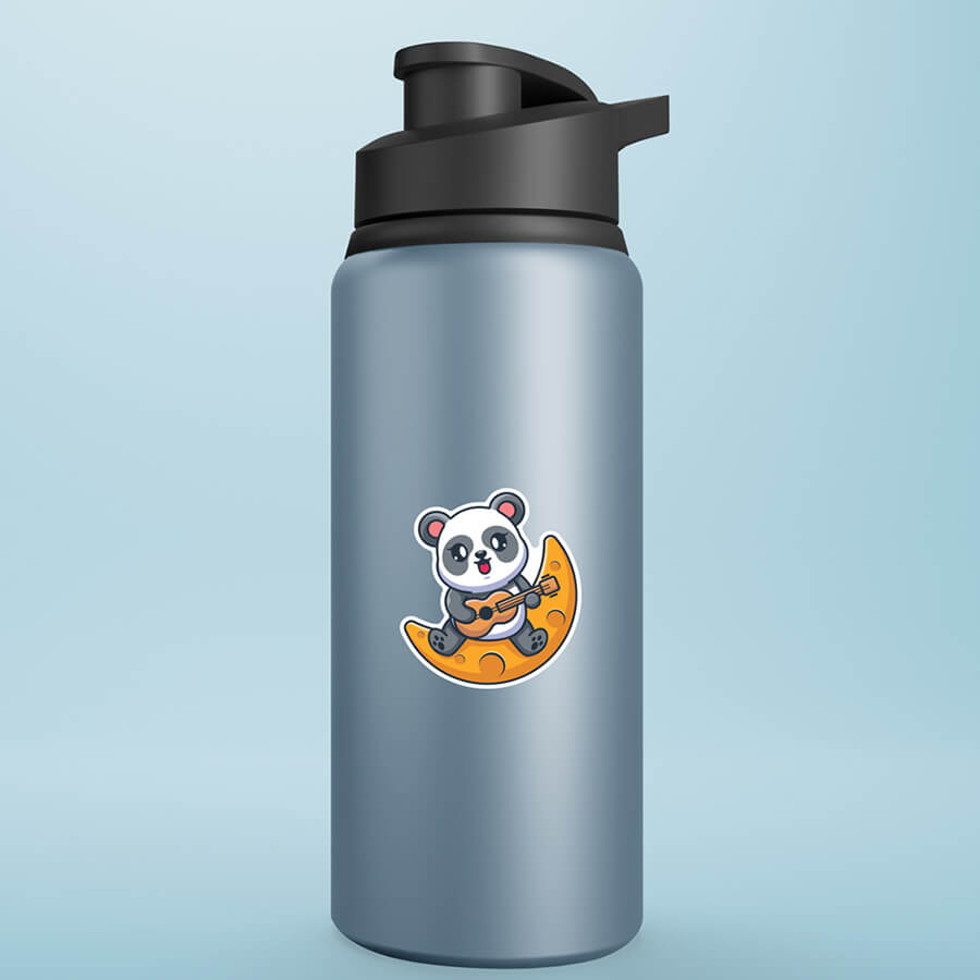 Laptop and Phone Panda Stickers