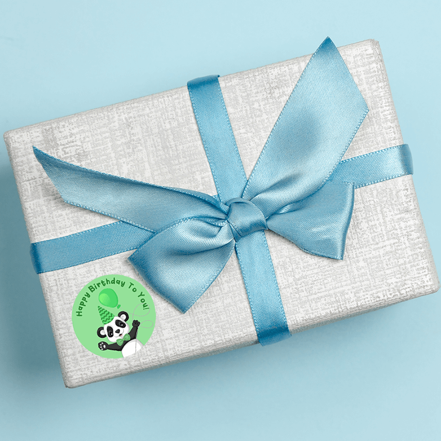 Animal Theme Birthday Stickers