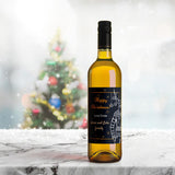 Custom Christmas Wine Labels - Secret Santa Gift