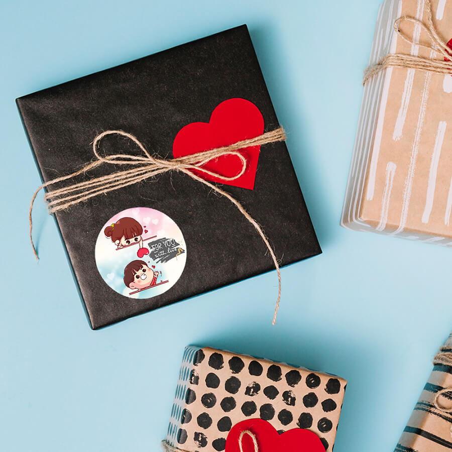 Trendy Valentine stickers