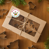 Personalised Christmas Sticker - Round - Santa Gift Labels