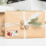 Christmas Stamp Sticker - Rectangle - North Pole