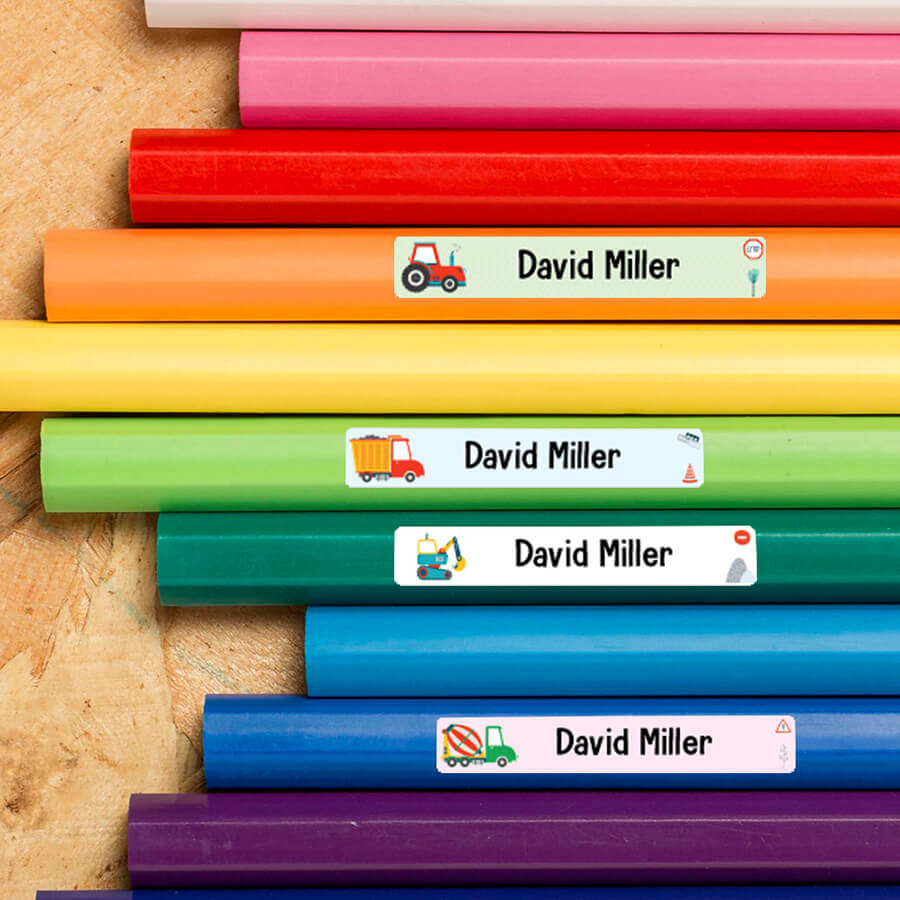 Pencil name labels