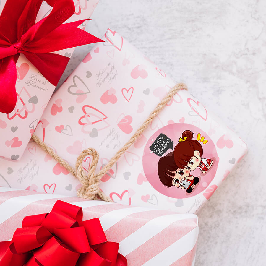 Trendy Valentine stickers